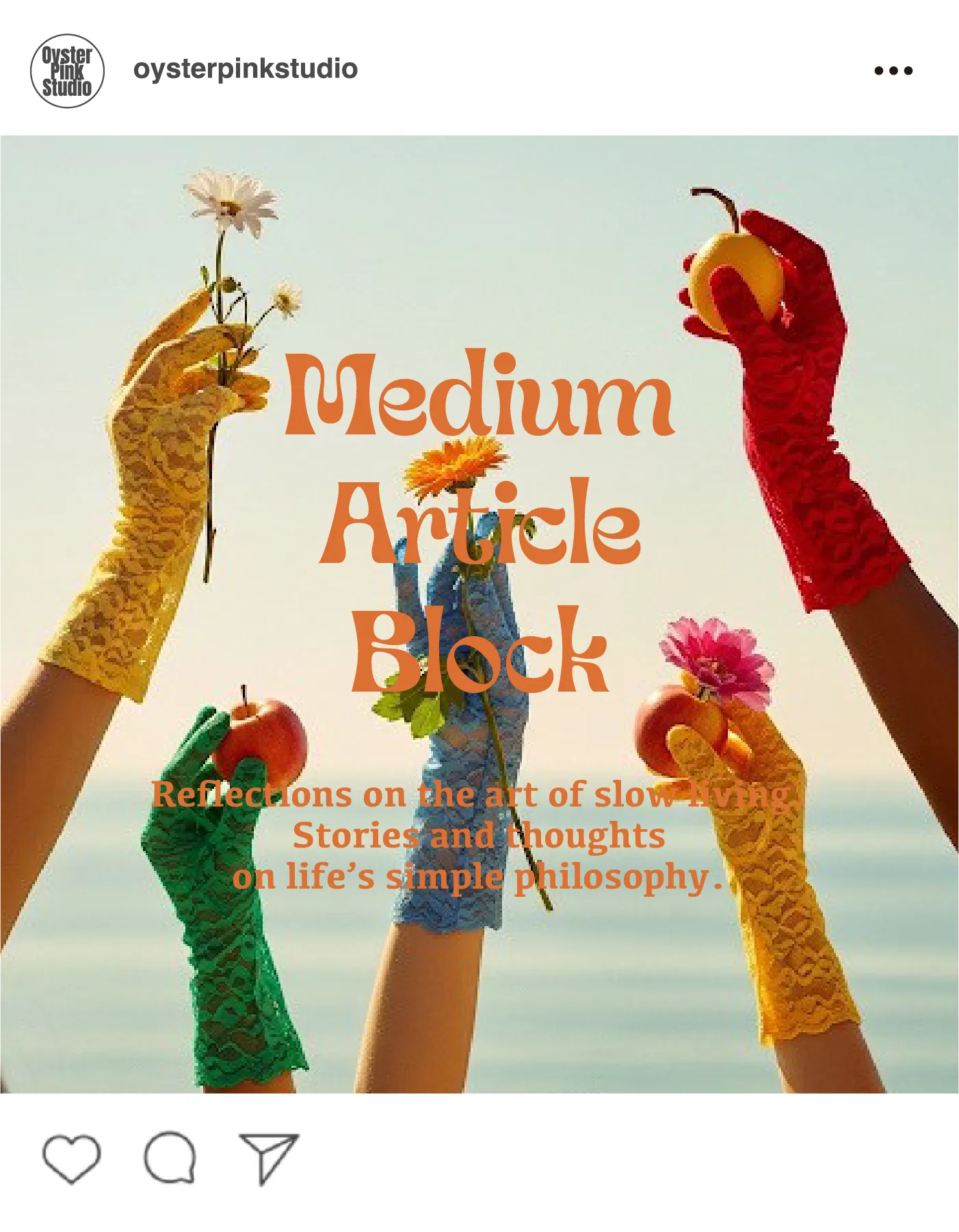 Slow Living Journal - Oyster Pink Studio Inspiration and Stories